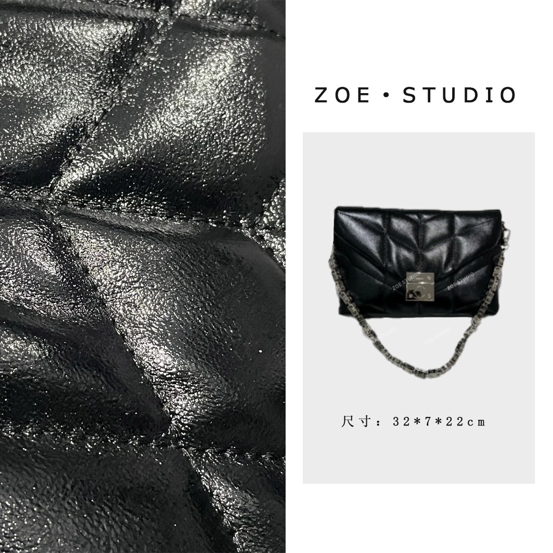 【佐伊甄选】ZT-D7133-午夜黑梅轻奢女士时尚百搭小众通勤斜挎包