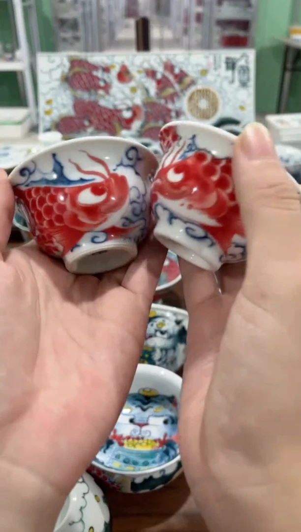 拙明院（微瑕价格）一对小压手