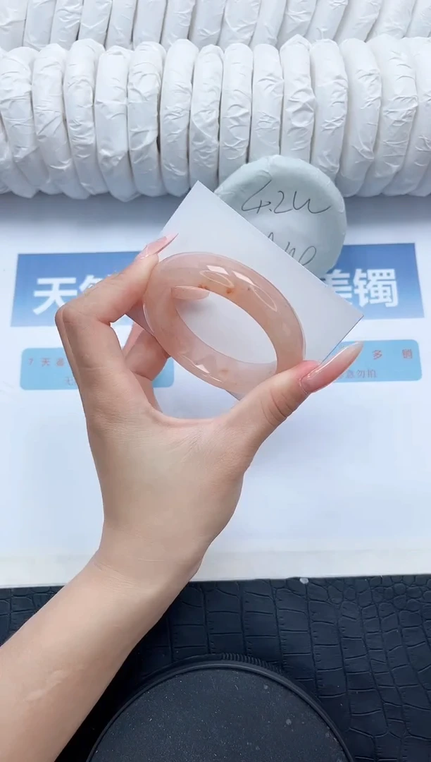 【闪购商品】石英质玉手镯未镶嵌N287-54