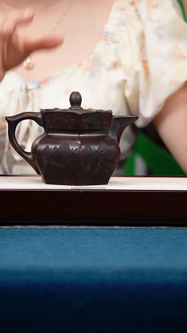 茶杯紫砂古乌泥僧帽