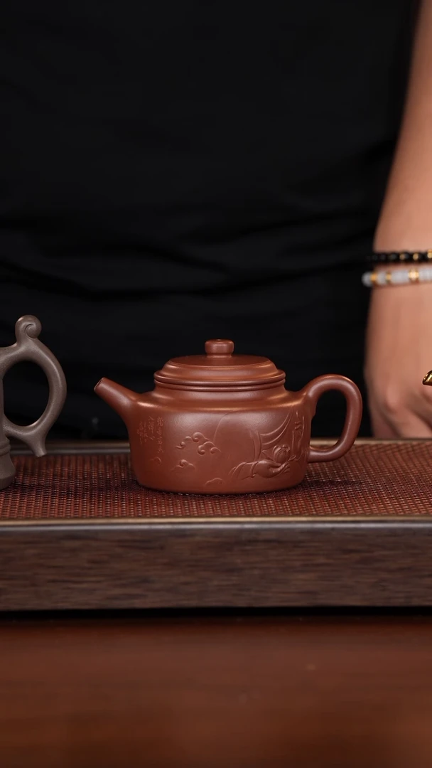 茶壶紫砂挑**剑徐壶记精品紫砂壶