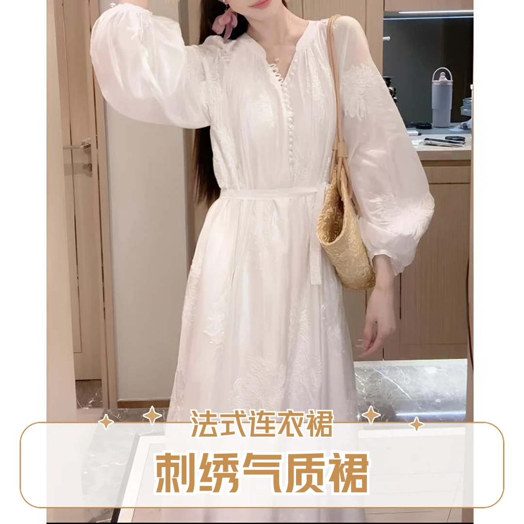 【YTWQ】2025新款春夏复古简约高级感气质显瘦法式偏大建议拍小一码