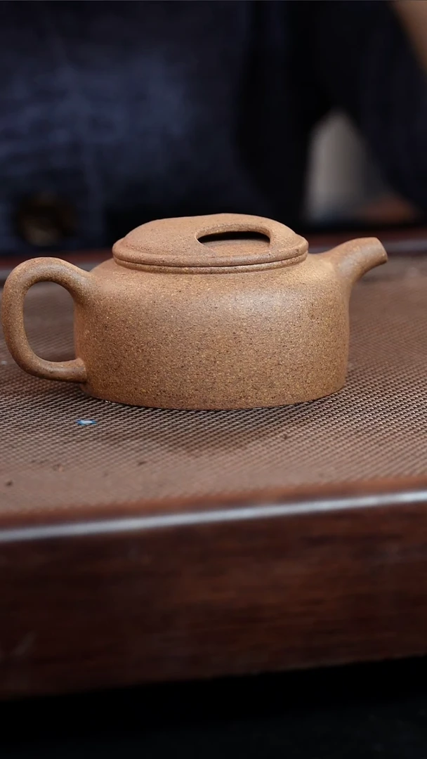 茶壶紫砂青降坡牛盖莲子