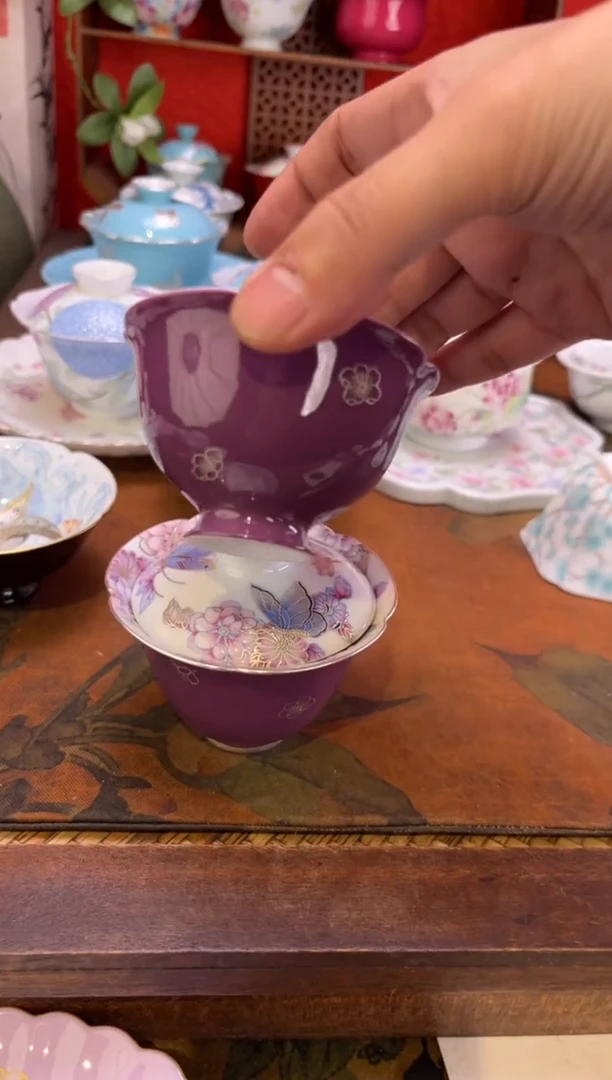 景德镇纯手绘陶瓷茶具