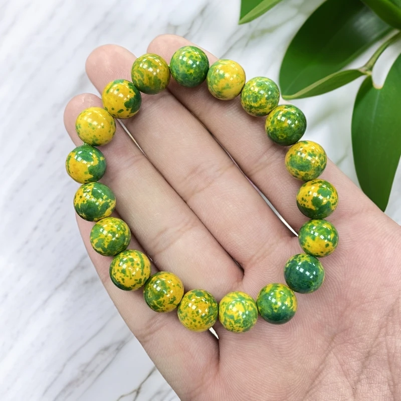 花青玛瑙玉石手串尺寸10mm19颗