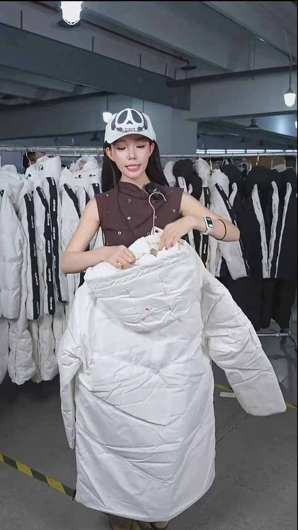 YKYB爆款长款羽绒服424