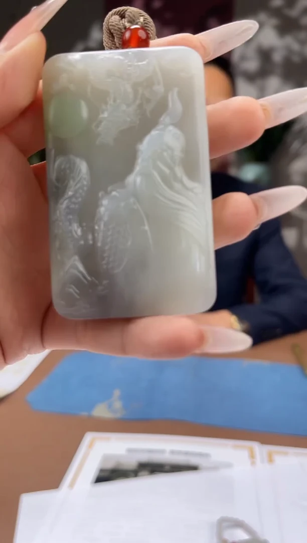 和田玉未镶嵌颈饰A155