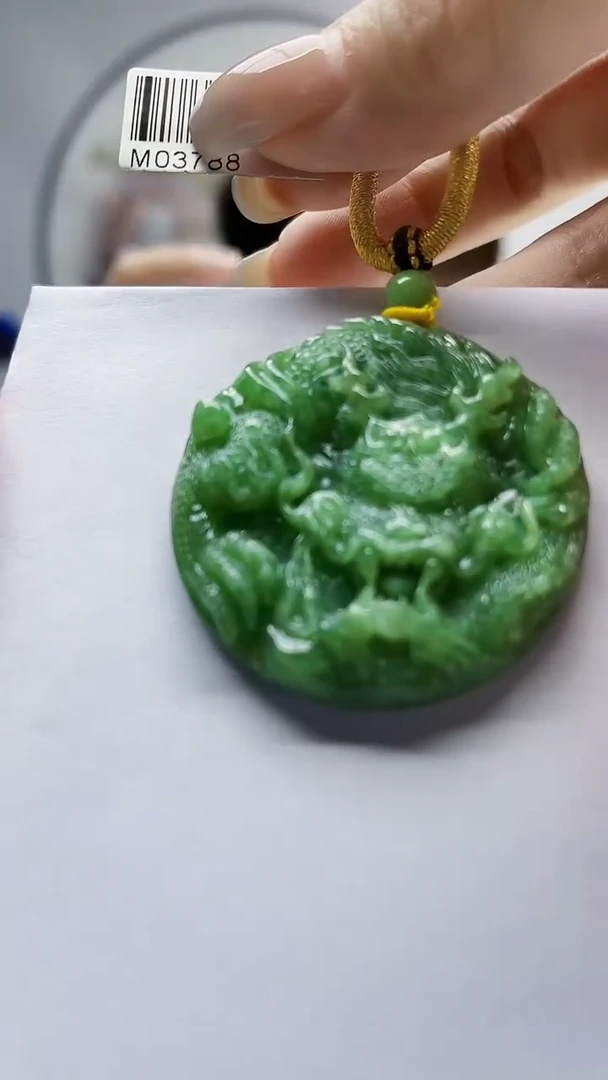 未镶嵌定制翡翠毛货-挂件50