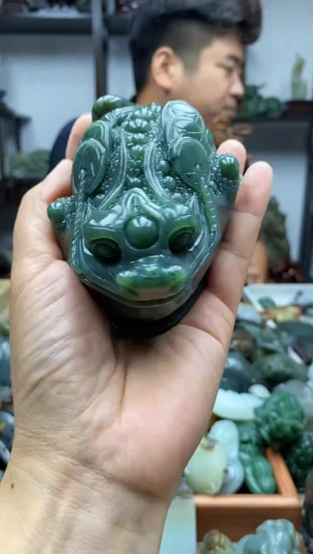 和田玉未镶嵌摆件1