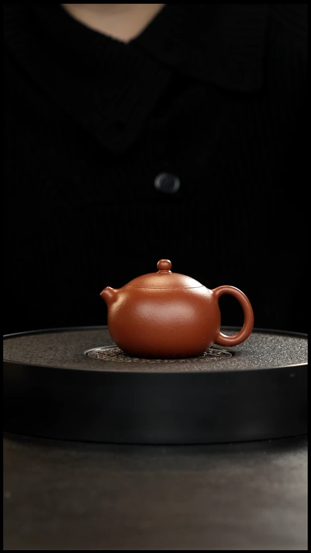 茶壶紫砂新品首发黄龙山生砂朱泥西施140cc