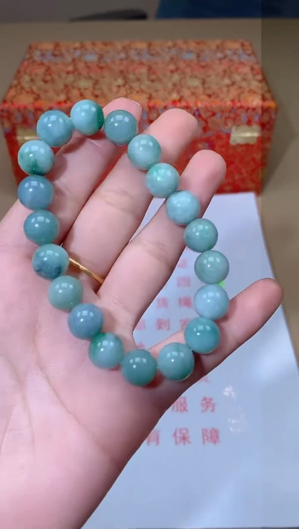 【闪购商品】翡翠颈饰未镶嵌天然A货翡翠手串