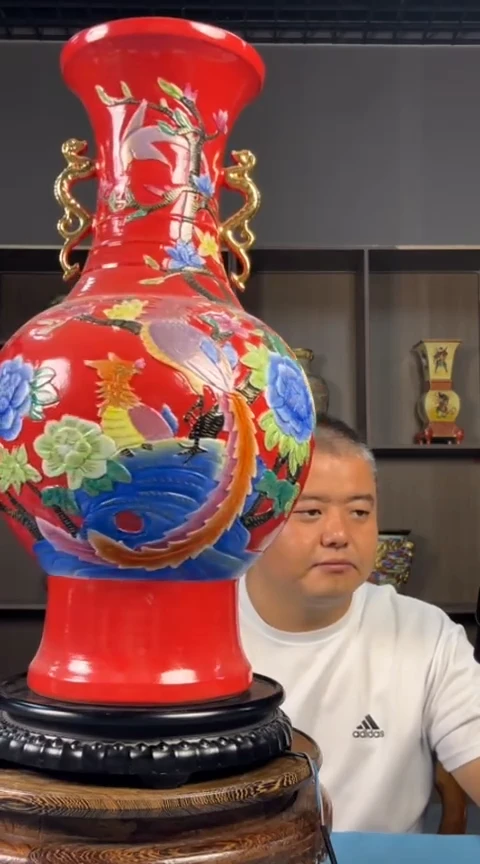 摆件景德镇陶瓷青花摆件62