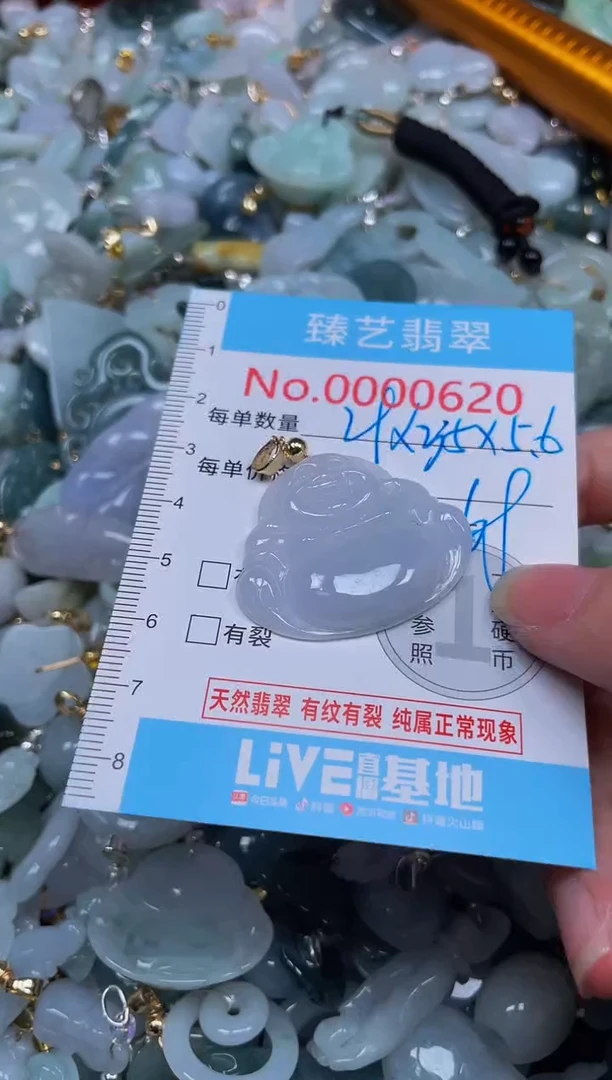 吊坠(不含链)未镶嵌翡翠620