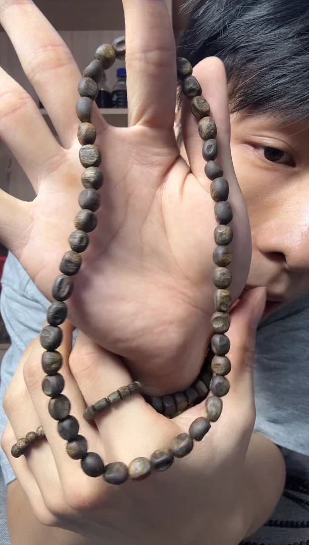 沉香手串06沉水咖啡豆双圈12克+ 多样性发其一