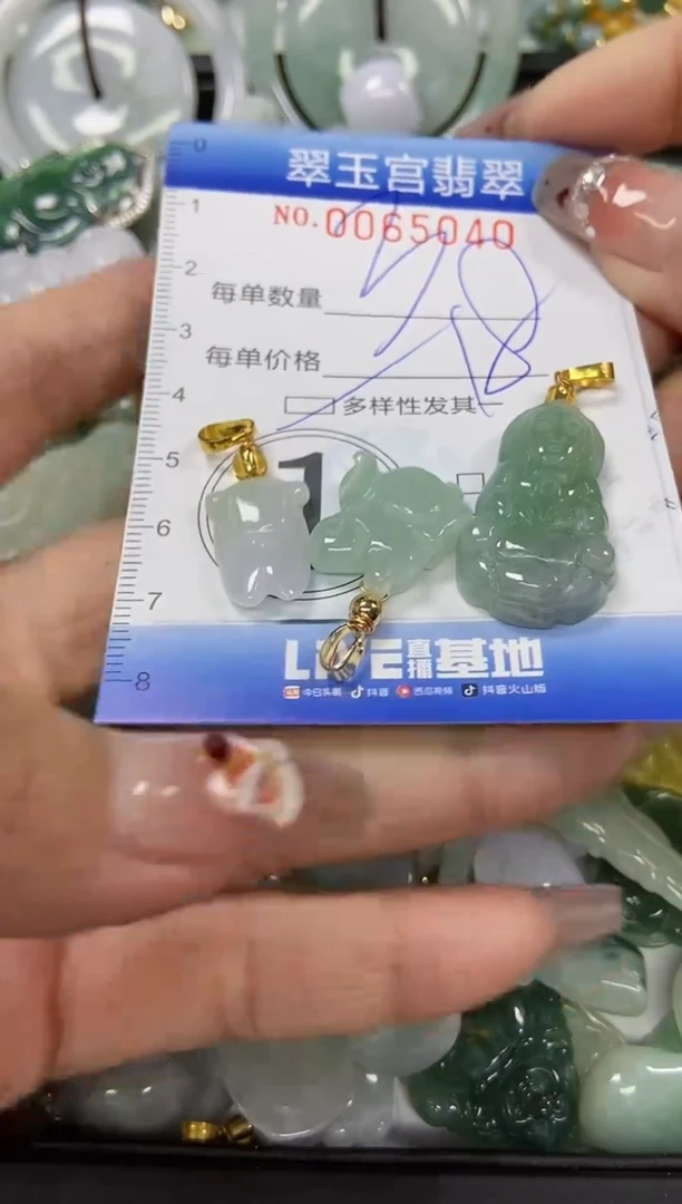 【闪购商品】翡翠颈饰未镶嵌闪购0065040多样性发其一