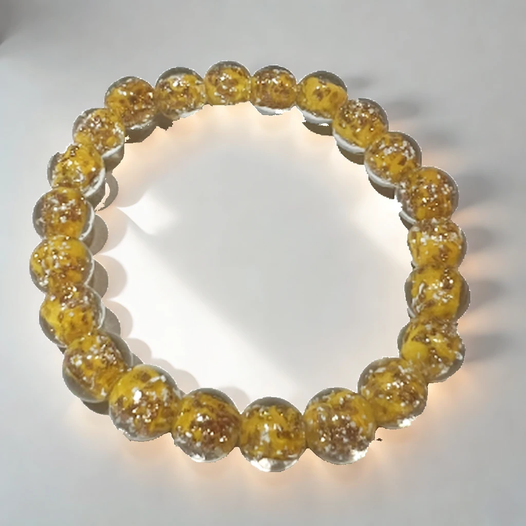 非金属玻璃手链 金沙夜光琉璃手串