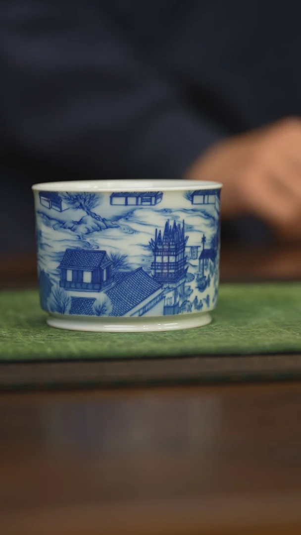 【闪购商品】杯柴窑青花破价福利