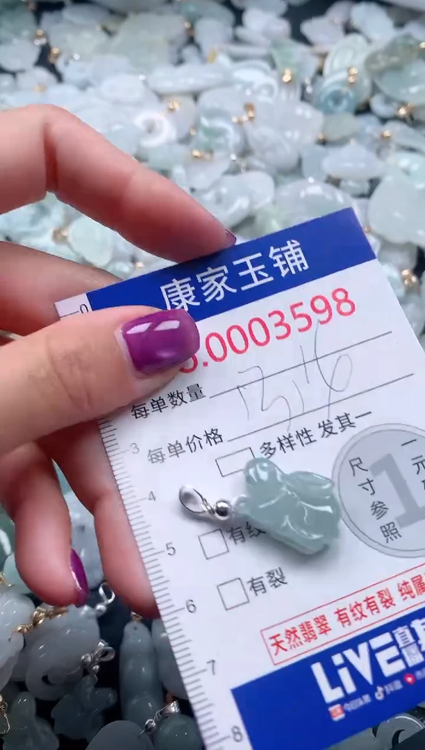 颈饰未镶嵌翡翠3598
