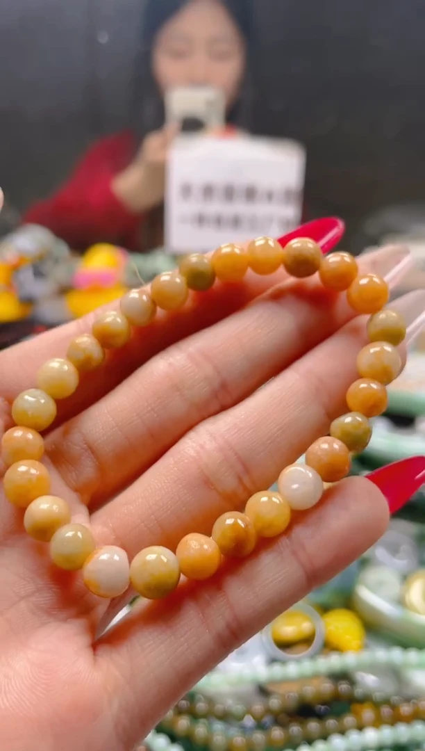 【闪购商品】翡翠颈饰未镶嵌7MM/U/翡翠A货一图一物
