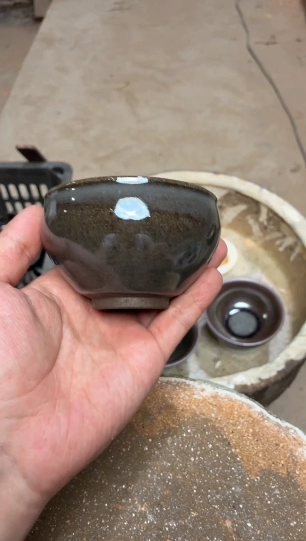 茶盏真柴烧建盏换点柴火