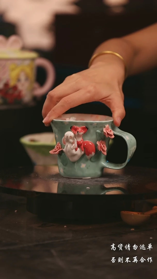 陶瓷景德镇可爱设计师款陶瓷