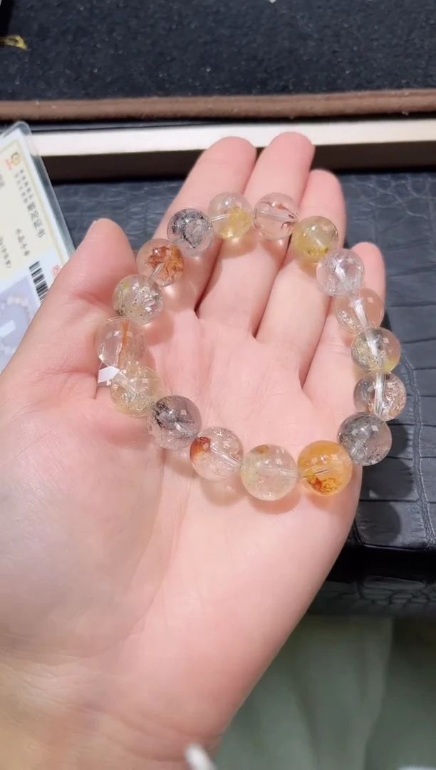 未镶嵌手链水晶48号胶花骸骨闪灵单圈12+mm