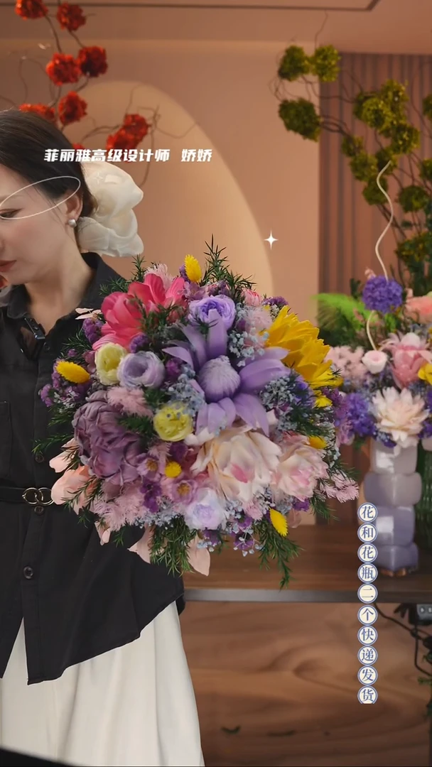 ：单花束不带花瓶