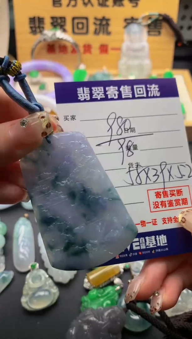 翡翠未镶嵌颈饰10131936