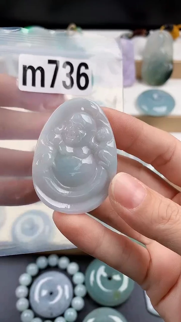 颈饰未镶嵌翡翠天然翡翠吊坠挂件