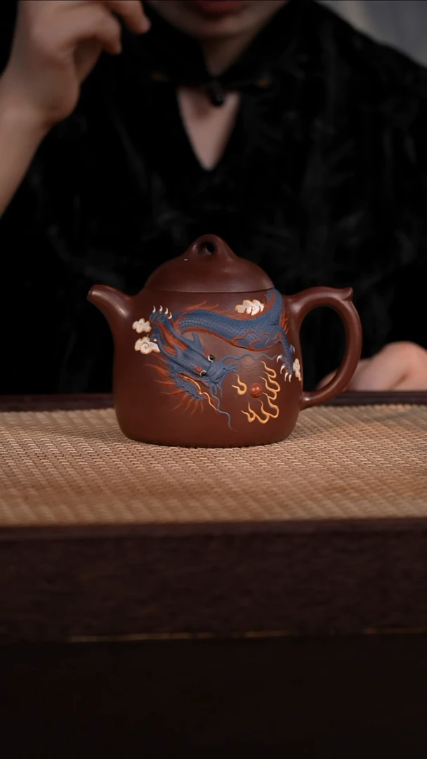 茶壶紫砂紫泥 420cc