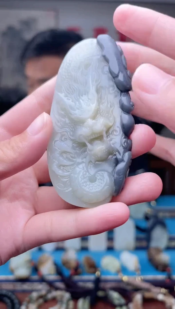 和田玉未镶嵌挂件1