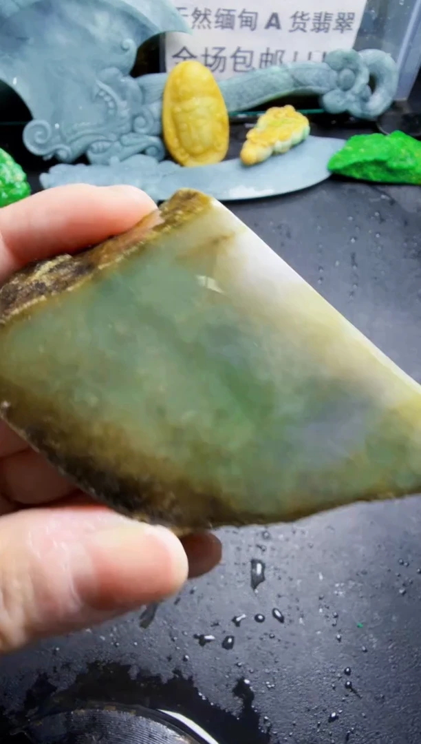 未镶嵌挂件翡翠天然翡翠137