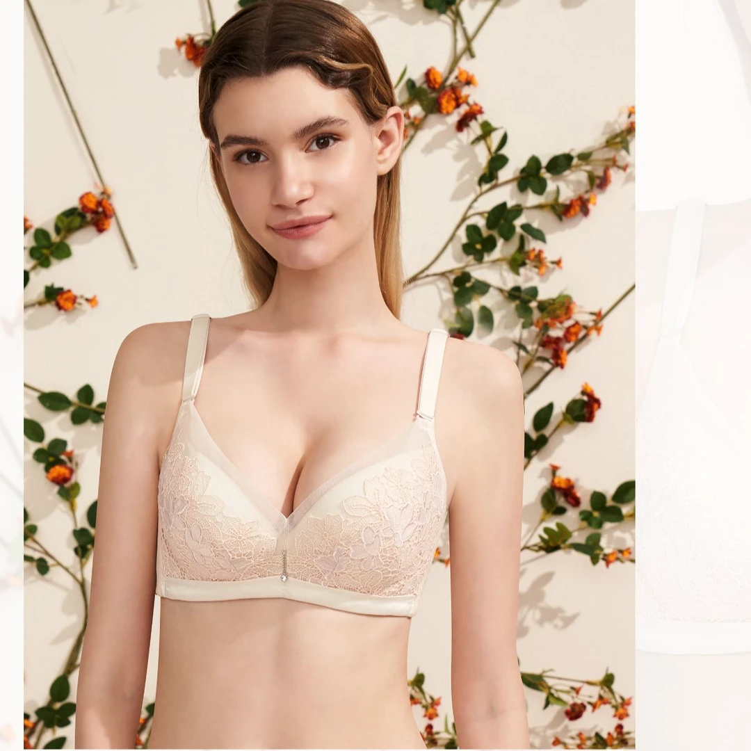 夏娃之秀9123日/9124成年女性聚拢厚款文胸透气小胸舒适调整型