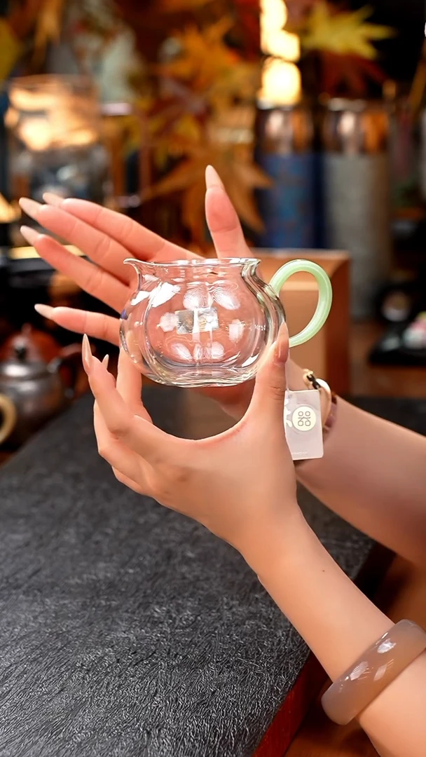 禾器/晶彩纳福茶海/浅玉色