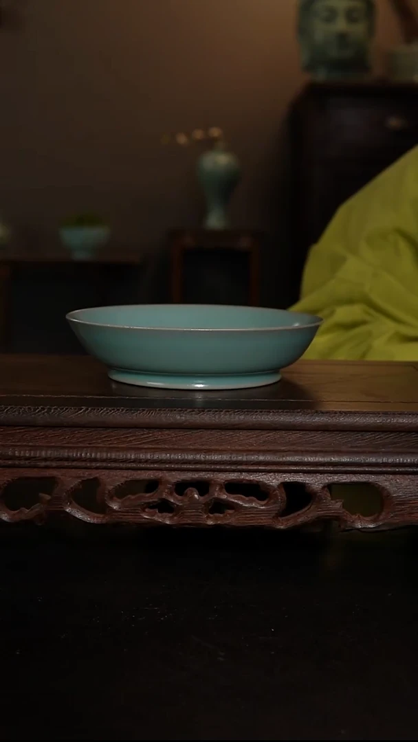 摆件陶原产地原矿仿古釉手工圆洗