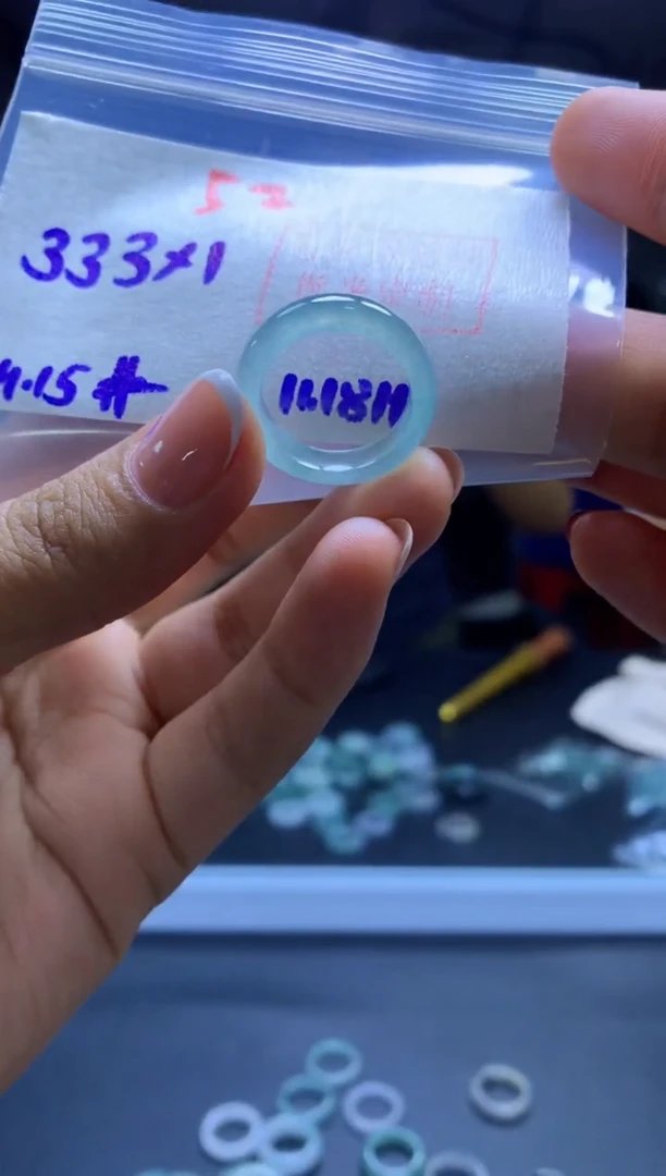 未镶嵌定制翡翠戒圈#333元-毛货需精细抛光