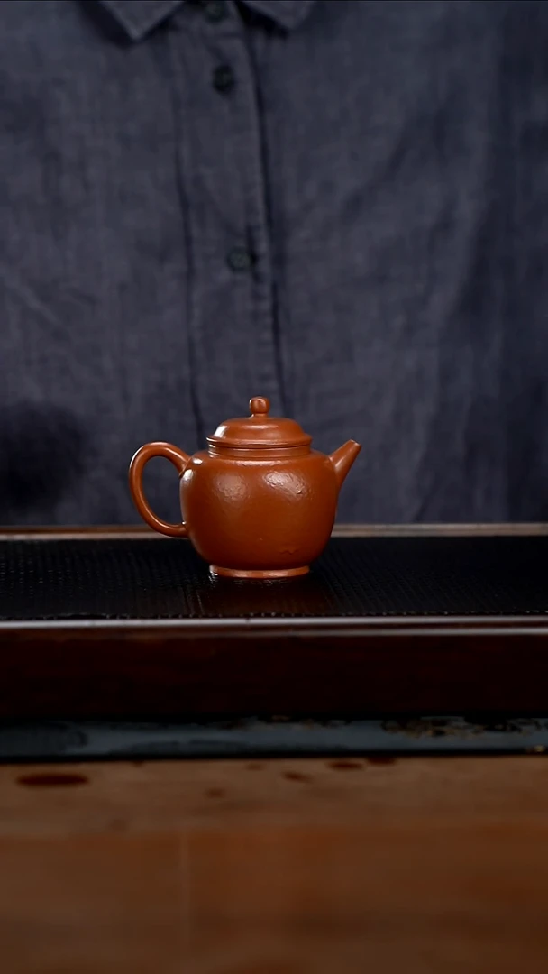 茶壶紫砂130cc黄龙山原矿朱泥宫灯27