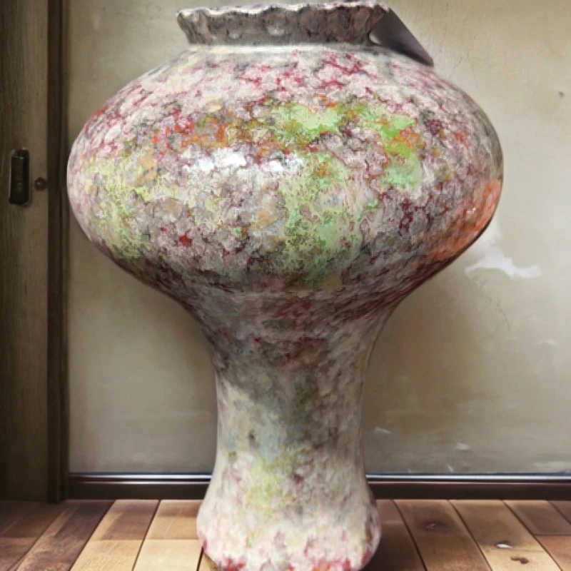 客厅装饰茶舍餐桌面美学花器高度38口径9