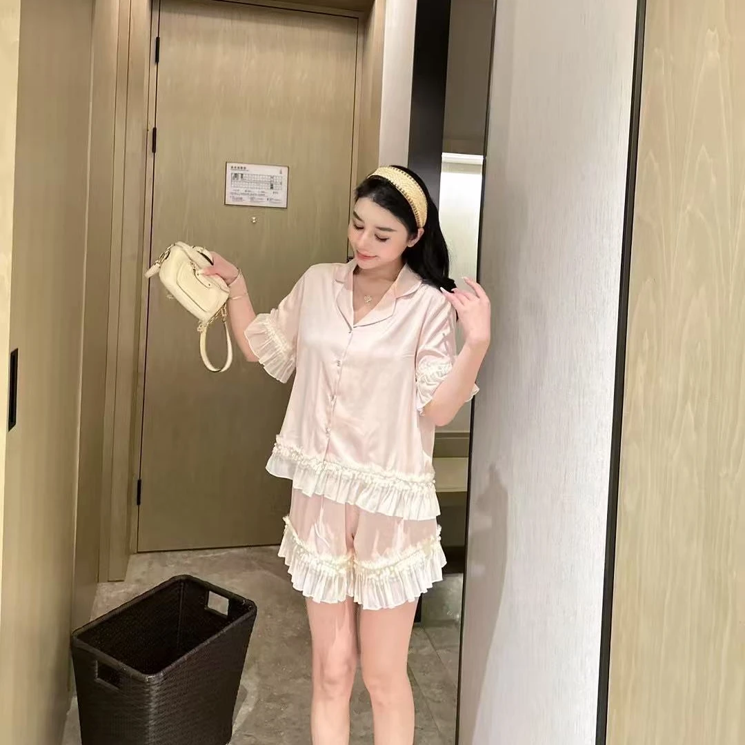 【珠光闪闪】2025新款可外穿高定家居服套装睡衣