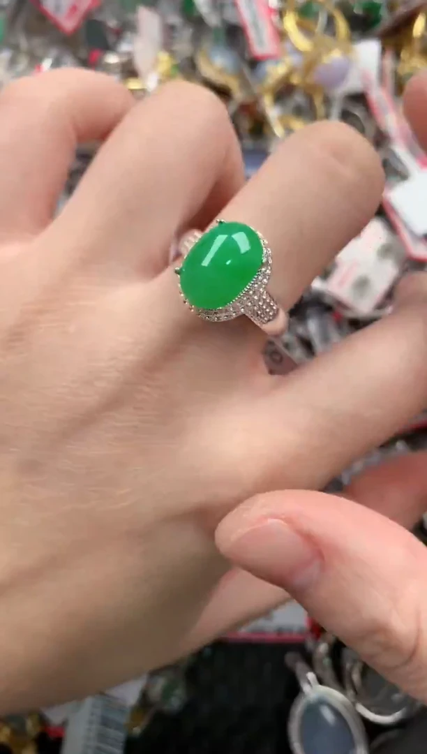 未镶嵌戒指翡翠111     10