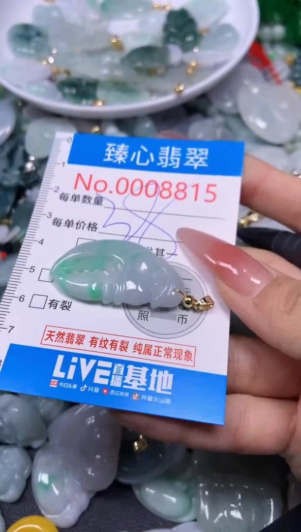 【闪购商品】翡翠颈饰未镶嵌含绳0008815