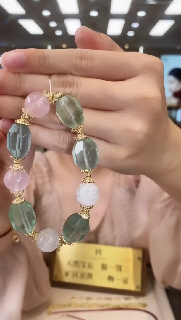 未镶嵌手链萤石03