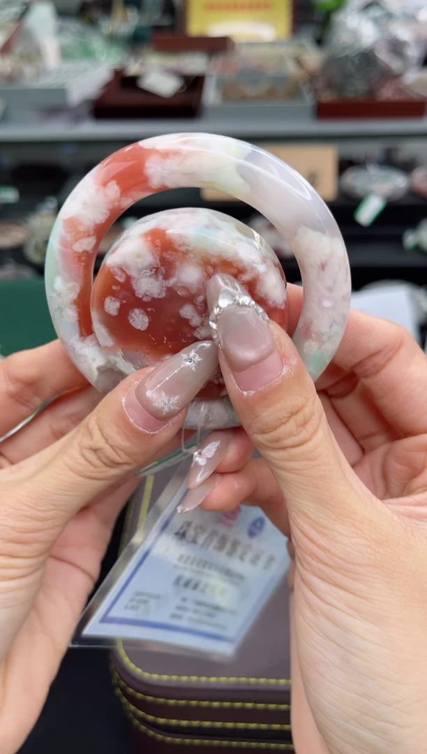 【闪购商品】石英质玉手镯未镶嵌51圈口（赠品镯心）S921091