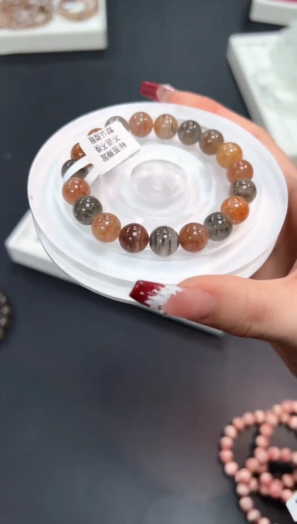 【闪购商品】碧玺手链未镶嵌87A3多样性发其一1条默认微瑕