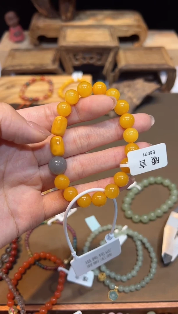 手饰琥珀未镶嵌手饰@@E6091