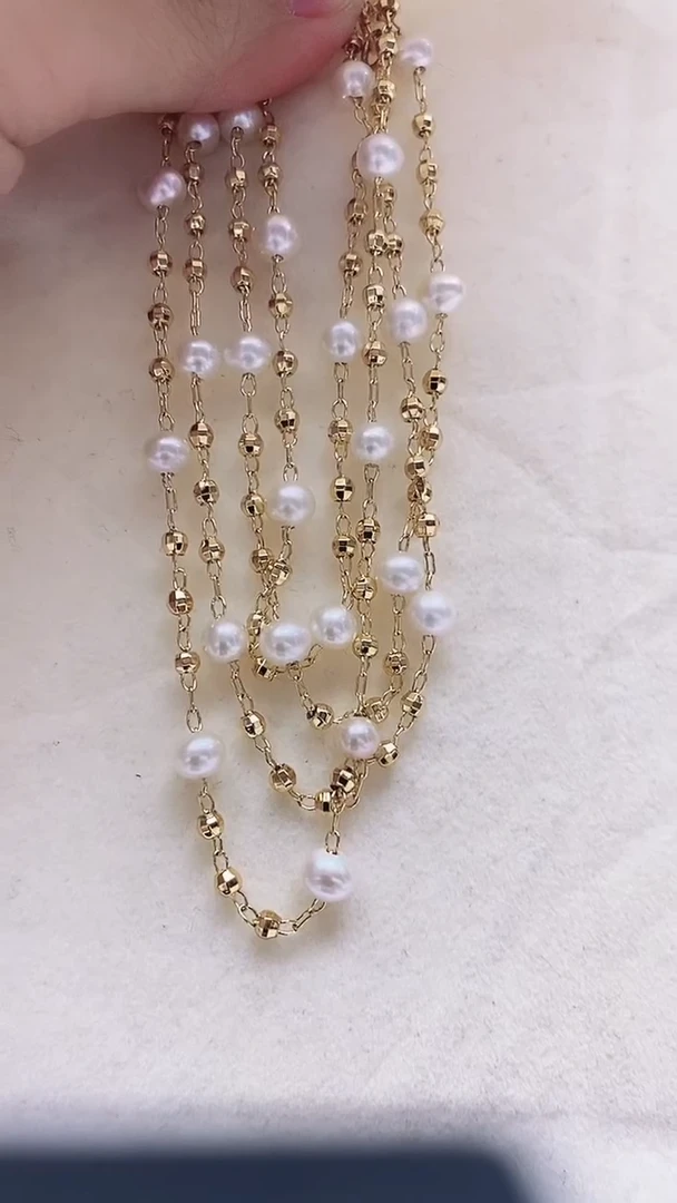 【闪购商品】淡水珍珠未镶嵌毛衣链淡水珍珠毛衣链