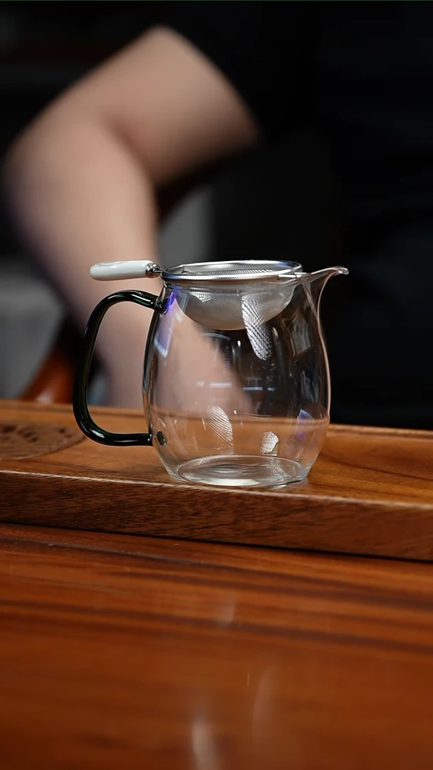 明信唐168墨绿350毫升+不锈钢茶漏款