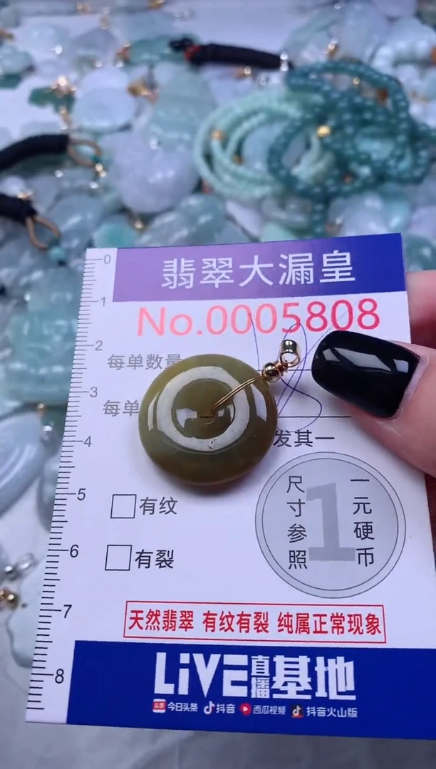 颈饰未镶嵌翡翠8508