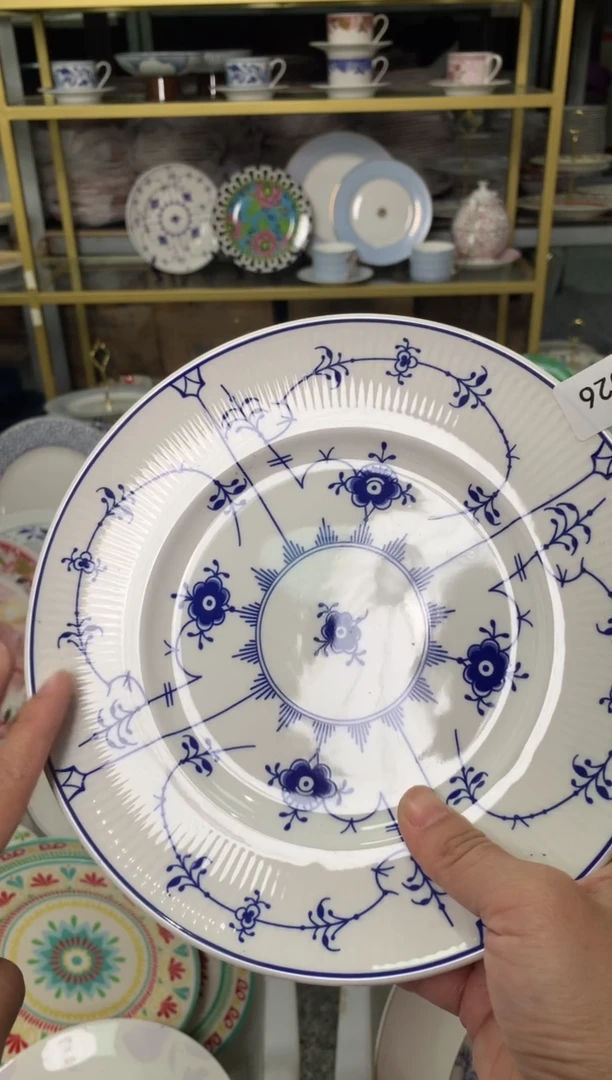 【闪购商品】瓷片陶瓷原单CC026餐具2个8寸
