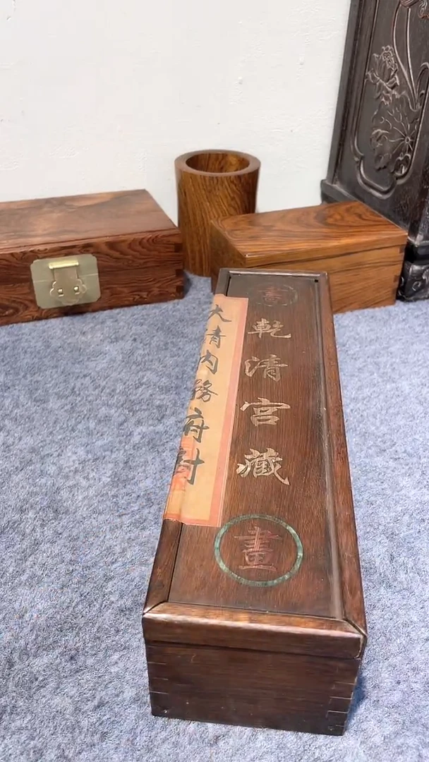 【闪购商品】贡木木雕1111111111 大青画盒